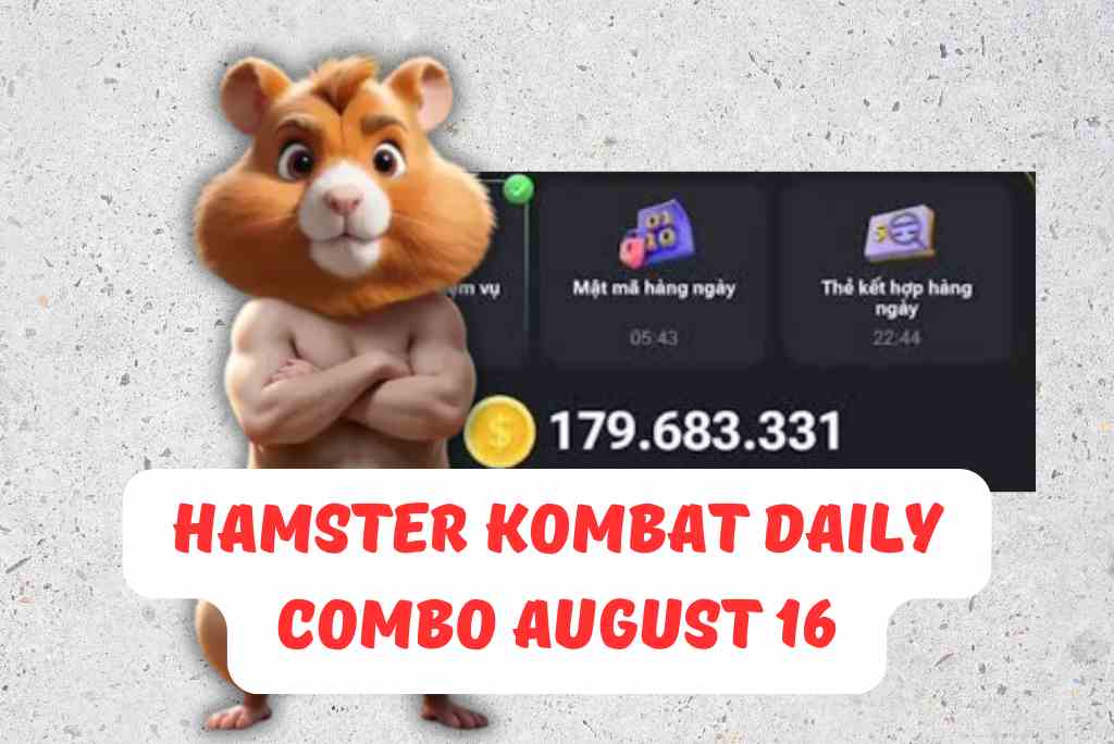 Hamster Kombat Daily Combo August 16